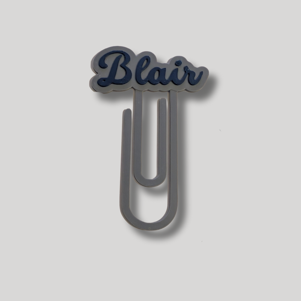Personalised Name Paperclip Bookmark