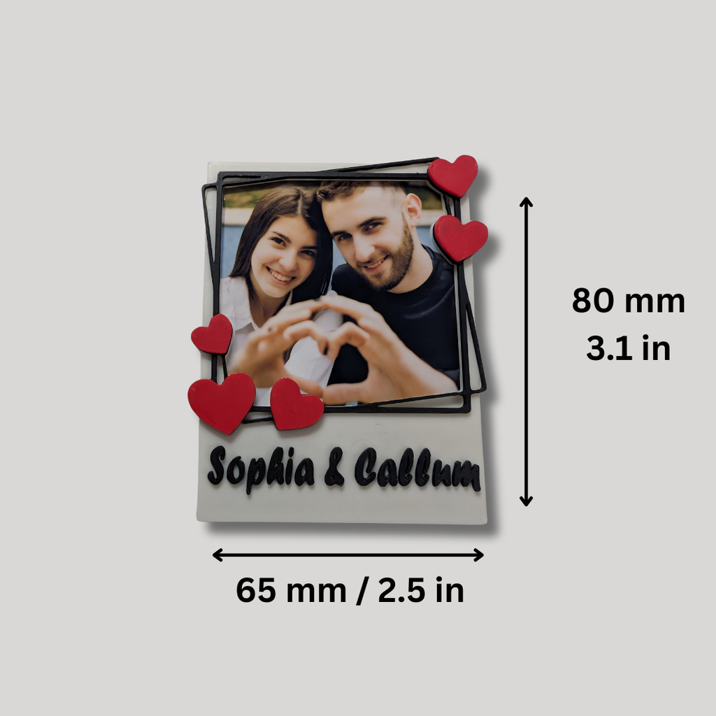 Personalised Polaroid Style Photo Magnet