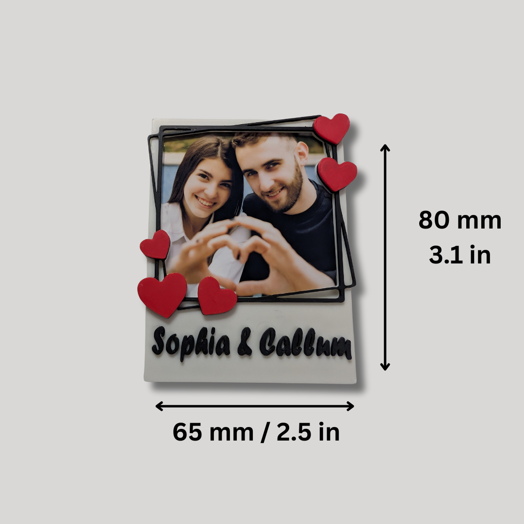 Personalised Polaroid Style Photo Magnet